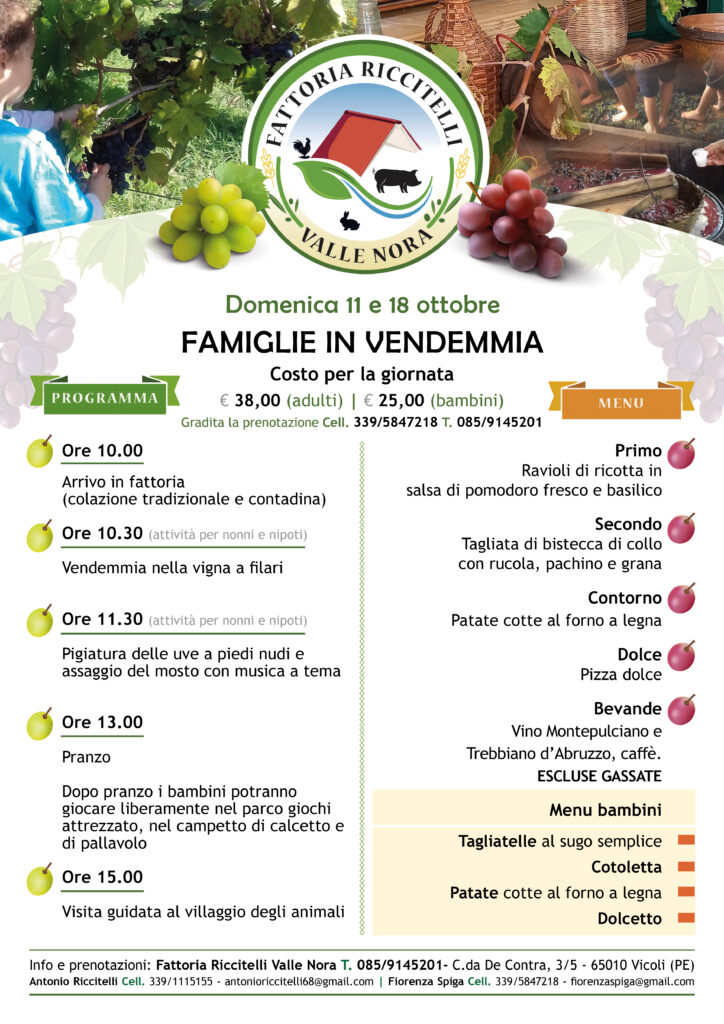vendemmia fattoria pescara